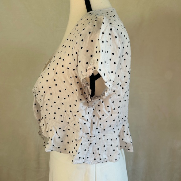 Super Cropped Tie-up Top - Picture 3 of 5